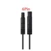 4pin 5pin 6pin 8pin Male To Female Extension Connector Cables Cord Fofe Car DVR Camera HD Monitor Vehicle Rear View Camera Wire(6Pin 1Meter) view 2