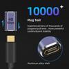 GHQXZT 90Right Angle USB-C Male to Female Adapter 2 Pack, 40Gbps USB Type C Thunderbolt 4/3 Extender for MacBook,iPad,Tablet,Phones (USB C 90 Degree Adapter) view 4