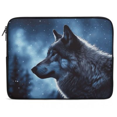 Laptop Case Sleeve 13inch Shockproof Laptop Case Lonely Wolf Laptop Sleeve Carrying Case