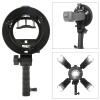 Handheld Flashlight Bracket with Handle Handheld Grip S Type Bracket Mount Holder, , Softbox para Flash Speedlight with Handle Handheld Grip S Type Bracket Mount Holder, Compatible with view 4