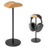 G GVOEARS Headphone Stand for Desk - Gaming Headset Stand with Wooden Support Plate, Headset Holder with Aluminum Alloy Support Rod view 1