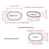 Vdaxvme Stainless Steel Bass Diaphragm Membrane User Friendly for and Indoor Applications view 3