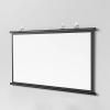 Manual Pull Down Projector Screen, Movie Projection Screen HD 16: 9/4:3, Simple Bar Wall Mounted HD Projection Screen, Lightweight Carry & Durable for Schools Meeting Indoor Outdoor(16:9,72") view 1