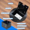 JACEPFY Recessed Floor Outlet Box, Deeper 20A TR Floor Receptacles, Black view 3