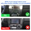 2+32G Android 12 Double Din Car Stereo for Hummer H3 2005-2010 with 9 Inch Touchscreen Radio Built-in Wireless Carplay/Android Auto/GPS/Bluetooth/FM/AUX-in/Steering Wheel Controls/Backup Camera view 2