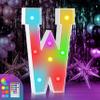 3FT Colorful Marquee Light Up Letters - Large Name Letters, Marry Me, Baby, Love - 18 Color Modes with Remote view 1
