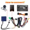 Jingelsye Audio System Adapter Optic Fiber Box for Chevy Silverado GMC Sierra 2014-2018 Car Stereo Radio view 3