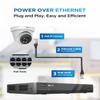 4COVR 4K PoE Security Camera System 16 Channel, AI Human Vehicle Detection & Night Vision, 12Pcs 8MP Wired Commercial Dome IP Camera IP67, 8MP NVR 4TB HDD, Business Surveillance Outdoor, LY97SA8M1612 view 3