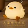 Myratts Night Light for Kids, Cute Soft Silicone Dodo Duck Lamp, Dimmable Nursery Portable Duck Kawaii Lamps, Bedside Lamp for Baby Toddler Adult(Dodo Duck) view 2