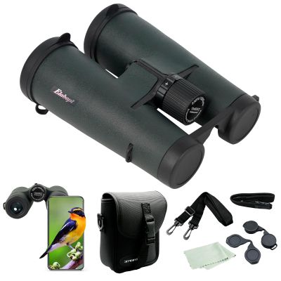 10x50ED Compact Binoculars for Adults High-Powered BAK4 Prisms, Diamond White Coating, Waterproof & Fogproof, Rubber Armored Ideal for Bird Watching, Hunting, Travel, Outdoor Sports