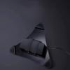LIBANGRONG-888 Projector Mount Projector Stand Wwith Angle Projector Bracket Triangle Base 360 Degree Omnidirectional Rotation Frosted Metal Office Home Projector Shelf Projector Stand view 4