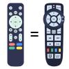 ZWP Replacement Remote Control Compatible for Chrysler Dodge UConnect 2013 2014 2015 2016 2017 2018 2019 Wireless Remote Audio 05091246AA view 1