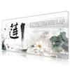LL-COEUR Pattern XXL Computer Mouse Pad 31.4"x15.7"x0.12", Large PC Keyboard Mousepad with Anti-Slip Base for Gaming (31.4x15.7x0.12inch, Lotus 2) view 1