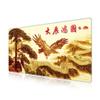 LL-COEUR Pattern Long Waterproof Mouse Mat 35.4"x19.6"x0.12", Laptop Pad Extended Office Desk Pad with Stitched Edges (35.4x19.6x0.12inch, Eagle) view 1