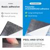 OCEANBROAD CNC Cut Boat FlooringSelf-Adhesive, 96''x15'' Gray/WhiteLines view 2