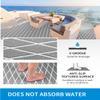OCEANBROAD CNC Cut Boat FlooringSelf-Adhesive, 96''x15'' Gray/WhiteLines view 4