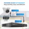 4COVR PoE Security Camera System, 2 Way Audio Talk & Smart Color Night Vision, 8X 5MP IP67 IP Dome Camera, 4K 8CH H.265 NVR 2TB HDD, AI Human Vehicle Detection, 24/7 Recording, LY97KA5M0808 view 3