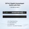 Tenda 28 Port Gigabit PoE Switch, Network Switch with 24 Port PoE+@410W, 2*Gigabit Uplink & 2*SFP, Plug & Play, One-Key VLAN/Priority/Extend Mode, Desktop/Rackmount/Wallmount, Sturdy Metal (TEG1128P) view 2