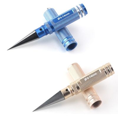 Malockos Malockos Expanding Hole Opener Reamer 0-14mm Driver D1Y Tool For RC Hell Car Model Body Woodworking Random color - (Color: random color)