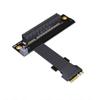 JMT PCI-E X8 to M.2 NGFF Key A.E WiFi Interface Extension Cable PCIe4.0x1 Gen4 16G/BPS for PCI Express 8X SSD (M58JR,25CM) view 1