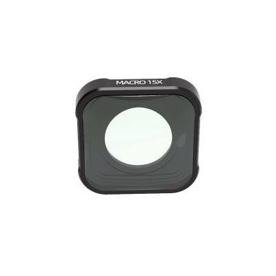 15X Macro Close Up Multi-Layer Coating Camera Lens Filter Black Optical Glass Lens Vlog for Gopro Hero 9 Accessory Part