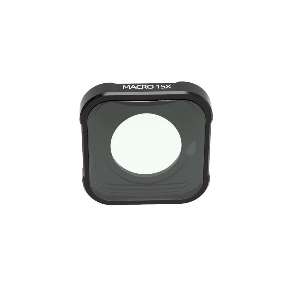 15X Macro Close Up Multi-Layer Coating Camera Lens Filter Black Optical Glass Lens Vlog for Gopro Hero 9 Accessory Part