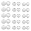 15 Pairs Silicone Ear Bud Replacement Pieces Earbuds Ear Tips Replacement Ear Bud Covers S/M/L Sizes Ear Gels Soft Earphones Earbuds White Ear Cushion Ear Bud Tips Replacement Kit view 1