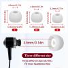 15 Pairs Silicone Ear Bud Replacement Pieces Earbuds Ear Tips Replacement Ear Bud Covers S/M/L Sizes Ear Gels Soft Earphones Earbuds White Ear Cushion Ear Bud Tips Replacement Kit view 2