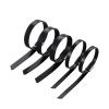 100Pcs 304#Stainless Steel Metal Black Cable Ties Self-locking High Temperature Resistance Oxidation Resistance 4.6mm Ties(4.6x150mm) view 4