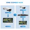 4COVR PoE Security Camera System with Monitor, 8 Channel H.265 NVR with 2TB HDD, AI Human Vehicle Detection, 8Pcs 5MP IP67 PoE IP Bullet Camera Night Vision with Mic, 24/7 Recording, LY37EX5MU808 view 3