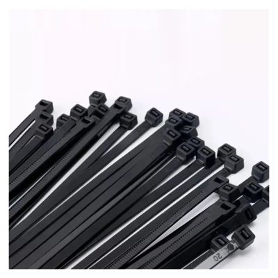 Self-locking plastic nylon tie Black 5x300mm cable tie fastening ring 8 * 500mm cable tie zip wraps strap nylon cable tie 5 * 300mm(8x500mm,10 Pack)