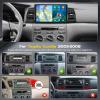 Inefala [4+64GB] Android 15 Car Stereo for Toyota Corolla EX 2005-2012 with Wireless Carplay Android Auto, 9 Inch HD Touchscreen Car Radio with WiFi GPS Bluetooth5.0 FM/RDS 32EQ SWC Backup Camera MIC view 2