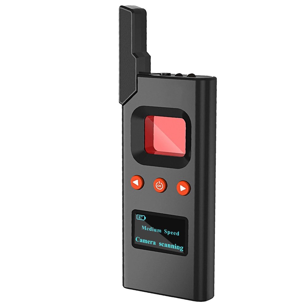 KEULGOUL Hidden Camera Detector & Bug Finder, Portable Tracker Detector and Bug Sweeper for Privacy Protection in Car, Hotel, Office, Home & Travel