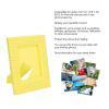 Boxwizard Mini Photo Frame 4.3x3.3in Picture Frames for Desktop Tabletop Mini Instant Photo Frames for Instax Mini 12 11 9 8 7 EVO for Polaroid (Yellow), Boxwizardoh2s806ny4-15 view 3