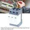 FLEXMAN Protective Device, 40KA 1500VDC PC Flame Retardant Photovoltaic DC Protector for Low Voltage Standard, Protect AC Power System Devices view 2