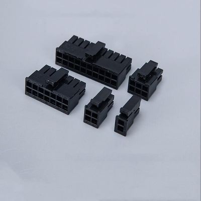 100PCS/1LOT Molex 3.0mm connector small 5557 male plastic shell Housing for PC notebook power 2 * 1P 2 3 4 5 6 7 8 9 10 11 12Pin - (Package: 100PCS, Pins: 2x4P)