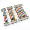 1pcs 2.54mm Pitch Box Header IDC Male To Male 10/14/16/20/26/30/34/40/50/64 Pin Connector Flat Ribbon Data Cable 10CM 20CM 30CM - (Color: Rainbow Cable, Package: Length 40CM, Pins: 20P) view 1