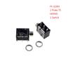 10pcs 3.5mm Audio Jack PCB Mount Screw Metal Nuts Mono Stereo Phone Plug 2 3 4 Pole Connector Through Hole Panel Thread - (Color: PJ376AM TRS) view 4
