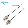 2PCS/LOT F Female to u.FL/IPX/IPEX4 MHF4 Female Jack Pigtail RF1.13 RF Coaxial Cable 3G Antenna Extension Cord Wire 15CM 30CM - (Color: F Female to IPEX4 F, Pins: 10CM) view 3