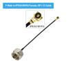 2PCS/LOT F Female to u.FL/IPX/IPEX4 MHF4 Female Jack Pigtail RF1.13 RF Coaxial Cable 3G Antenna Extension Cord Wire 15CM 30CM - (Color: F Female to IPEX4 F, Pins: 10CM) view 4