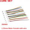 10Sets Male & Female Cable Connector XH 1.25 JST 2/3/4/5/6/7/8/9/10 Pin Single Head Plug With 10cm Electronic Wire Connectors - (Pins: 7P) view 2