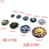 2PC 8R 32R 0.5W Acoustic Speaker 8 Ohm Speaker Diameter 20 23 26 28 30 32 36 40 50 MM Circular Speaker For Audio For DIY Electronics - (Color: Q-32R 0.5W 28MM) view 3