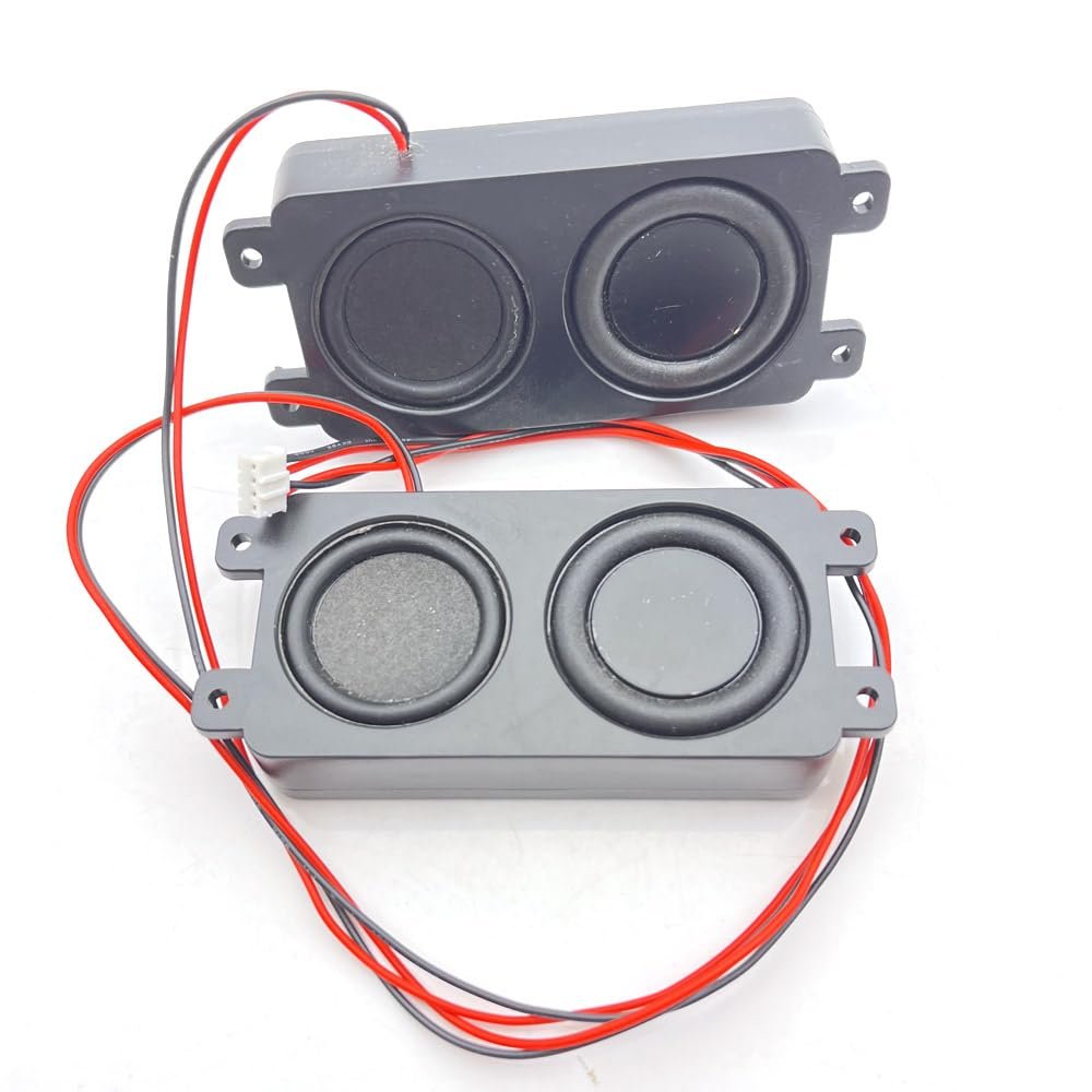 1 pair Mini Audio TV Speaker Driver 4 Ohm 2W to PH 2.0 Loudspeaker for DIY Sound Toy Computer Speaker for Sound System Connector - (Color: 1to 2 4 ohm 2w)