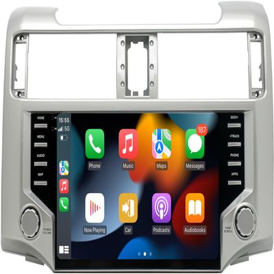 CZSWCH Radio Upgrade for Toyota 4Runner (2010-2019) Android Stereo Replacement 9 inch IPS Screen 8 Core 4G+64G Built-in Wireless Carplay/Android Auto/DSP Free Camera