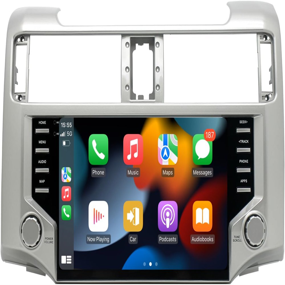 CZSWCH Radio Upgrade for Toyota 4Runner (2010-2019) Android Stereo Replacement 9 inch IPS Screen 8 Core 4G+64G Built-in Wireless Carplay/Android Auto/DSP Free Camera