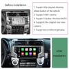 CZSWCH Radio Upgrade for Toyota 4Runner (2010-2019) Android Stereo Replacement 9 inch IPS Screen 8 Core 4G+64G Built-in Wireless Carplay/Android Auto/DSP Free Camera view 2