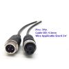 1Pcs M12 2 3 4 5 6 Pin Aviation Signal Cable Male/Female Plug GX12 for Car Camera/DVR Video Camera & CCTV Monitor & Subwoofer - (Pins: 2Pin, Insert Type: Male) view 4