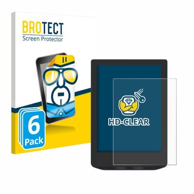 brotect Screen Protector Compatible with Pocketbook Verse Pro Color (6 Pack) - HD-Clear Protection Film