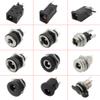 10Pcs DC Power Socket Connector 5.5x2.1mm/5.5x2.5mm/3.5x1.3mm/3.5x1.3mm/4.0x1.7mm Female Jack Nut Panel Mount DC Power Adapter - (Color: b) view 3