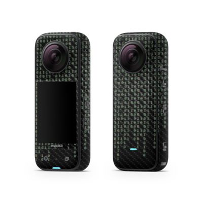 Carbon Fiber Skin Compatible with Insta360 X3 (2022) - Red Pill - Premium 3M Vinyl Protective Wrap Decal Cover - Easy to Apply | Crafted in The USA by MightySkins